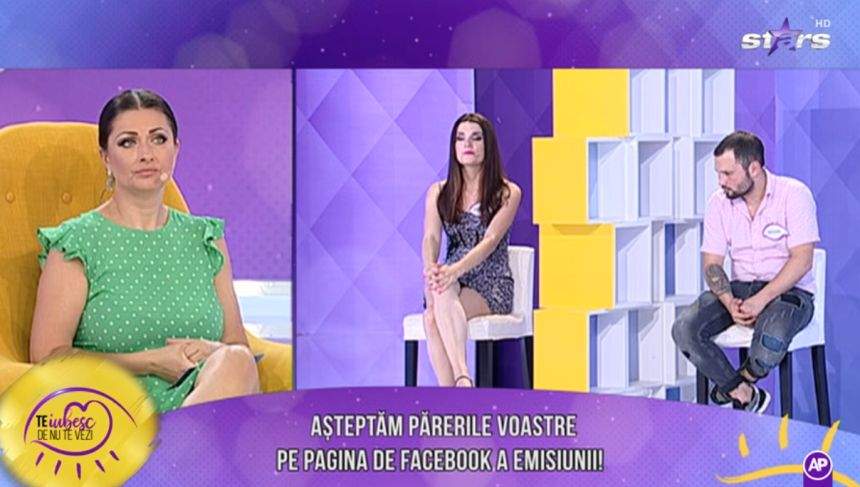 Gabriela Cristea l-a dat afară din emisiunea "Te iubesc de nu te vezi": "Mă deranjează amuzamentul de care dai dovadă"