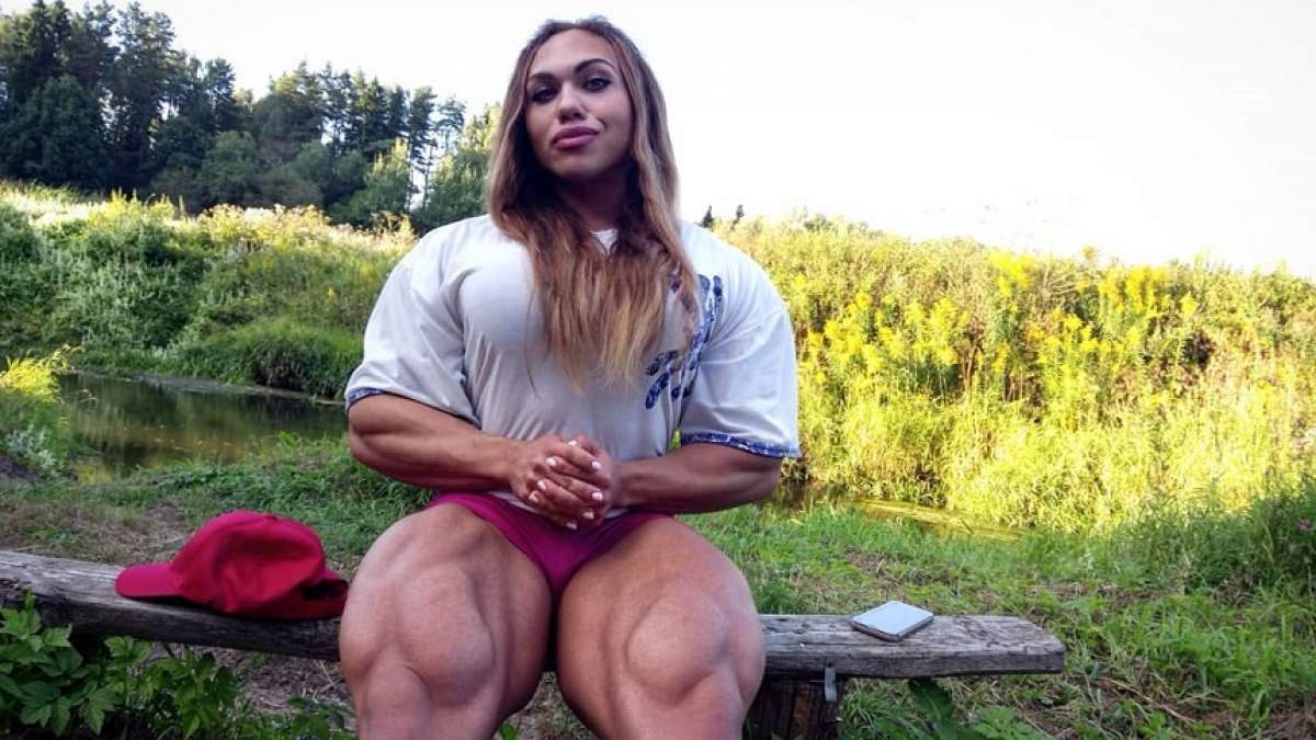 FOTO / Este ea femeia cu cel mai lucrat corp din lume? O rusoaică este versiunea feminină a lui Hulk
