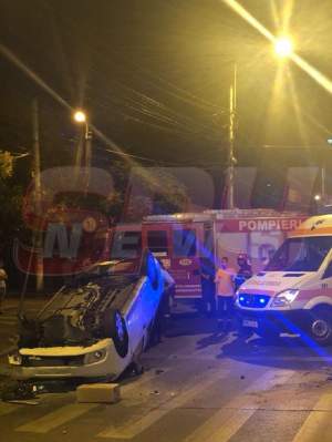 FOTO&VIDEO / Ultimă oră! Accident în București, între un tramvai și o mașină