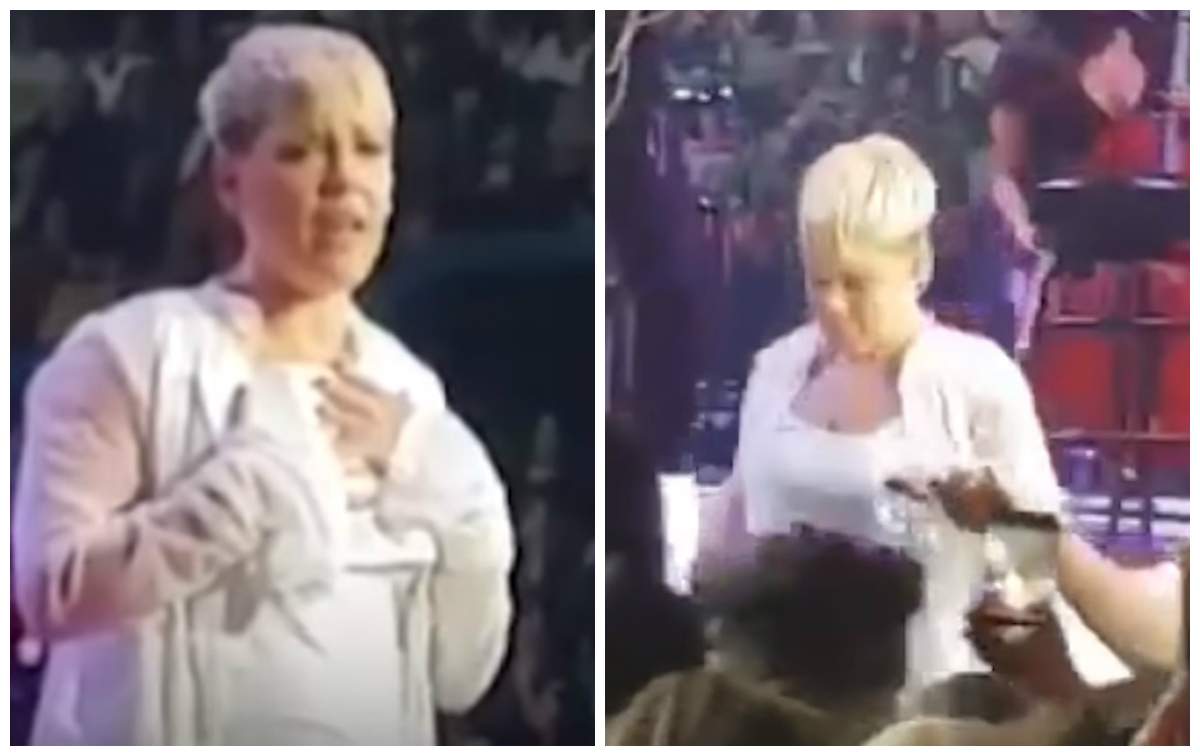 VIDEO / Pink, emoționată până la lacrimi în timpul concertului. N-a mai rezistat și a oprit spectacolul