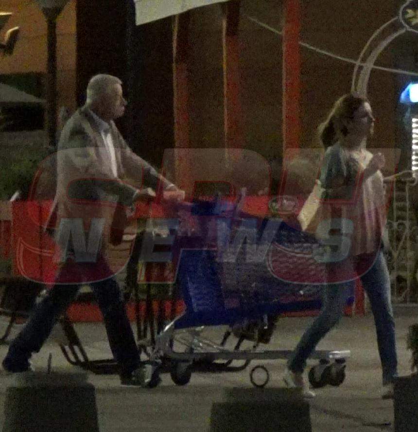 VIDEO PAPARAZZI / Sorin Oprescu trage cu casa! A ieşit cu iubita la cumpărături, dar nu în mall