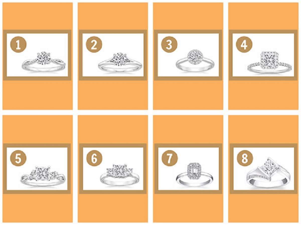 TEST: Bat clopote de nuntă! Alege un inel de logodnă și află la ce vârstă te vei căsători