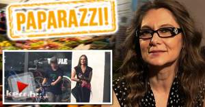 VIDEO PAPARAZZI / Romaniţa Iovan a renunţat la mofturi! Vedeta se comportă precum oamenii de rând