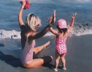 VIDEO / Fetița lui Sore a văzut pentru prima dată marea: „Asta înseamnă fericirea”