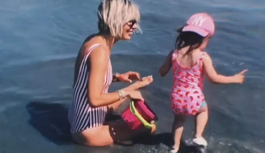 VIDEO / Fetița lui Sore a văzut pentru prima dată marea: „Asta înseamnă fericirea”