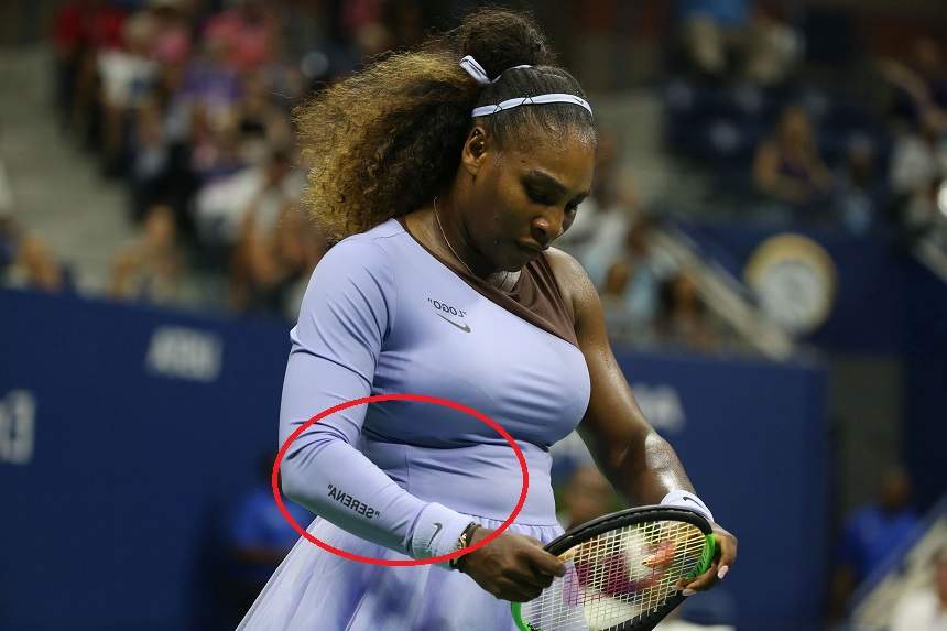 FOTO / Serena Williams, de tot râsul la US Open! Ținuta purtată i-a scos colăceii în evidență