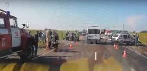 VIDEO / Accident cumplit soldat cu opt morţi. Şase dintre victime sunt moldoveni