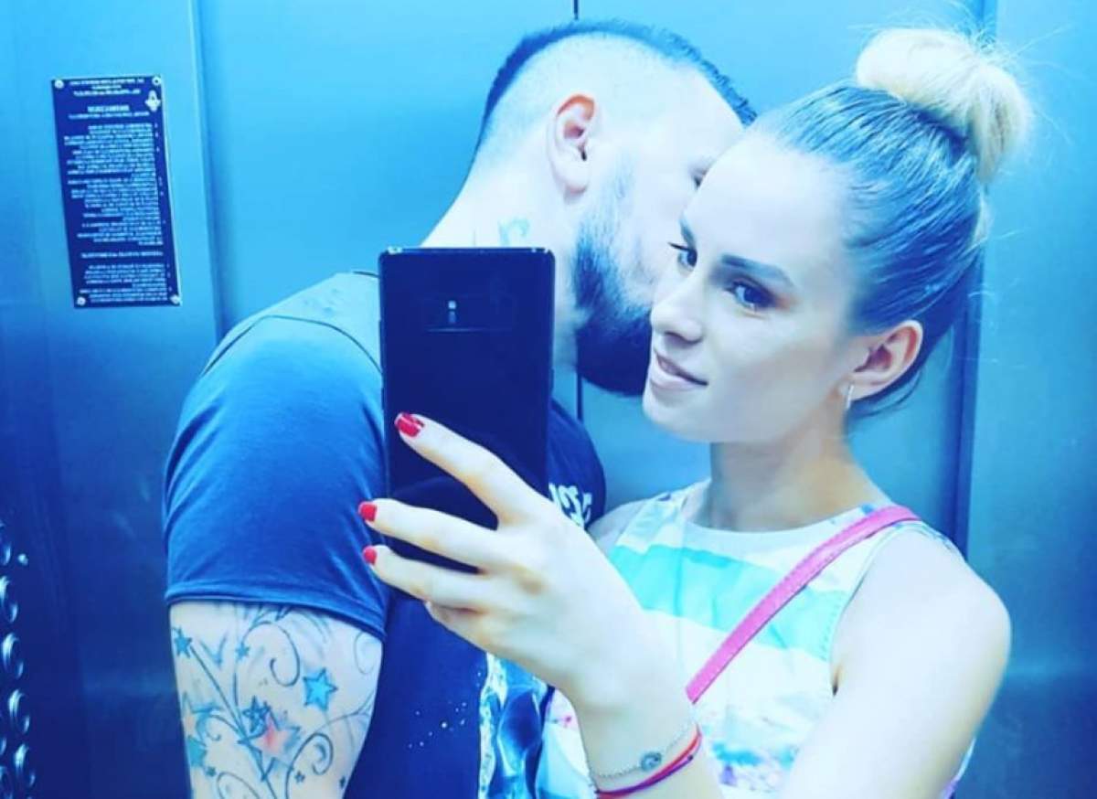 FOTO / Detaliul care a pus fanii pe gânduri. Elly şi Cristian de la MPFM, luaţi la întrebări. "De ce îi ţii mâna pe burtică?"