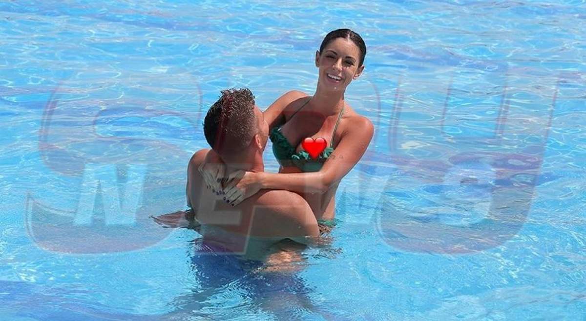 Imagini incendiare cu Natalia Mateuţ, la piscină. Cum se distrează prezentatoarea TV când sunt oprite camerele