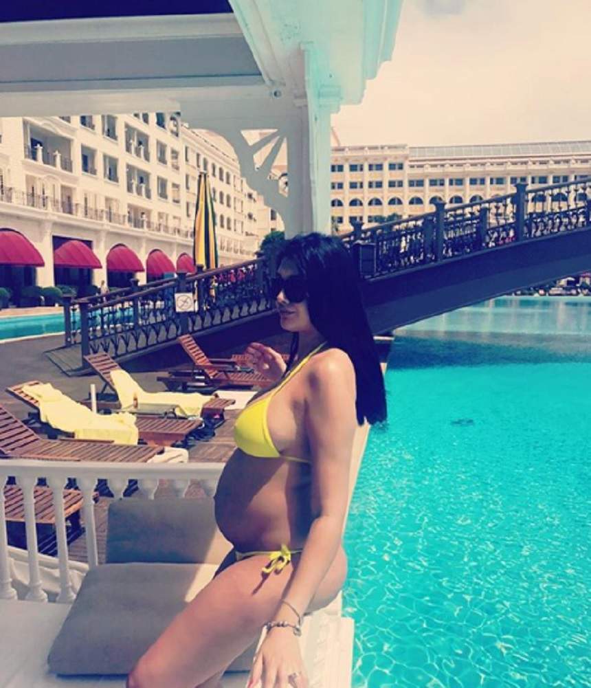 FOTO / Soție de fotbalist, sexy din cap până în picioare! A topit kilogramele acumulate în timpul sarcinii și are un trup de invidiat