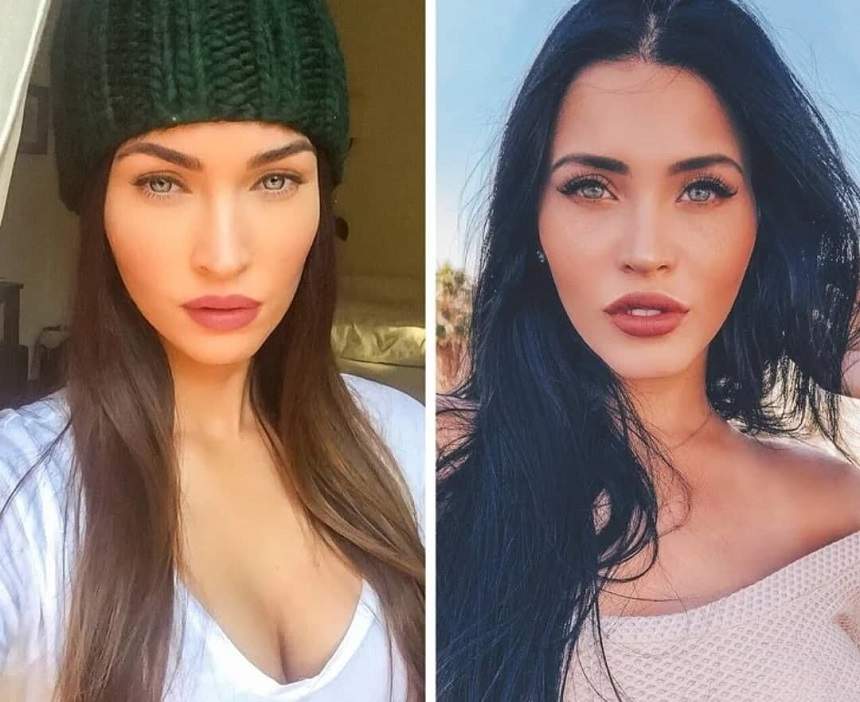 FOTO / Fă cunoștință cu copia perfectă a lui Megan Fox! Are 24 de ani și este o bombă sexy, cu numeroase talente