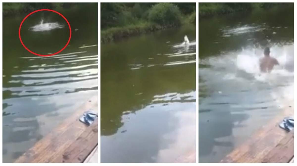 VIDEO / Un tânăr a murit înecat într-un lac din Sovata. Prietenii au filmat totul, crezând că glumește