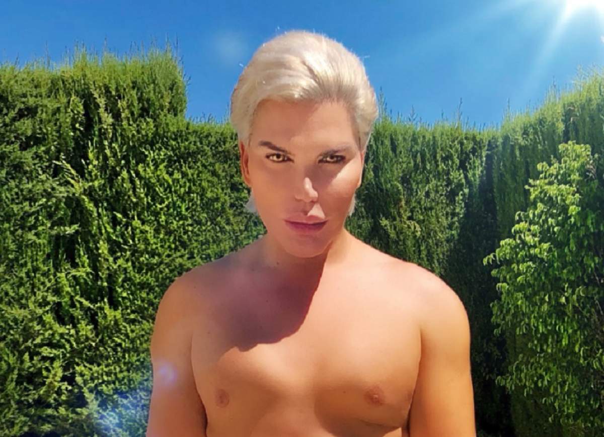 VIDEO / "Păpuşa umană Ken", imagine incendiară! S-a filmat gol puşcă la piscină