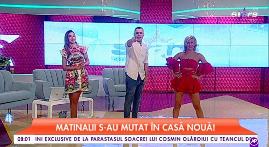 VIDEO / Matinalii s-au mutat în casă nouă! Aşa au fost întâmpinaţi telespectatorii în această dimineaţă!