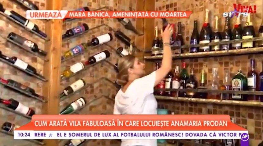 VIDEO / Lux şi opulenţă! Imagini nemaivăzute din casa Anamariei Prodan