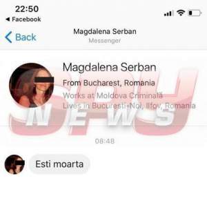 Prima reacţie a Marei Bănică, după ce a fost ameninţată cu moartea de Magdalena Şerban. "Am simţit o furie şi o revoltă"