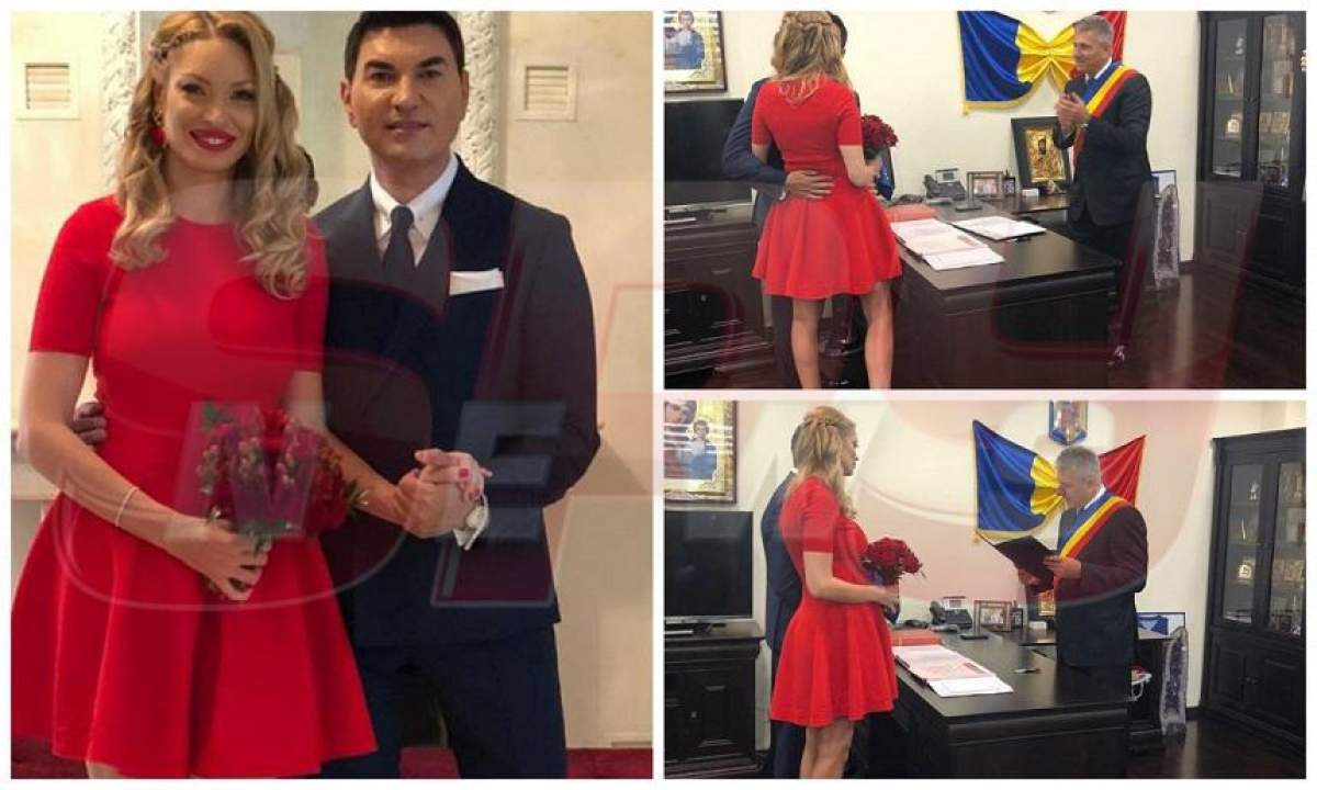 Valentina Pelinel a strălucit în ziua cununiei civile! Inelul de logodnă a atras toate privirile și a avut și un preț pe măsură