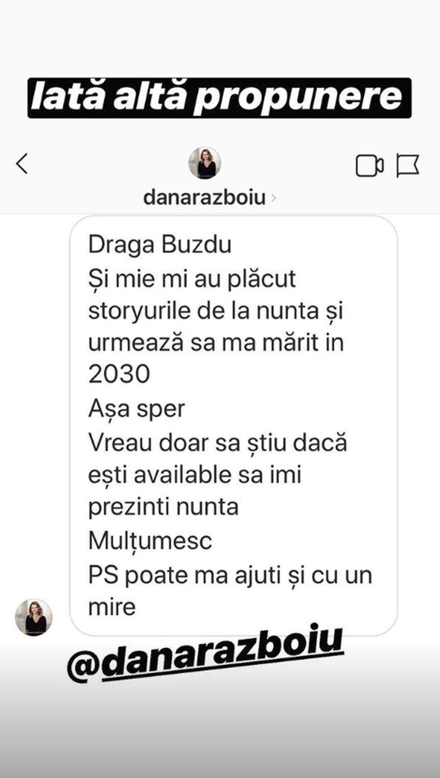 Propunerea care l-a lăsat mască. Ce mesaj a primit Daniel Buzdugan de la o prezentatoare celebră