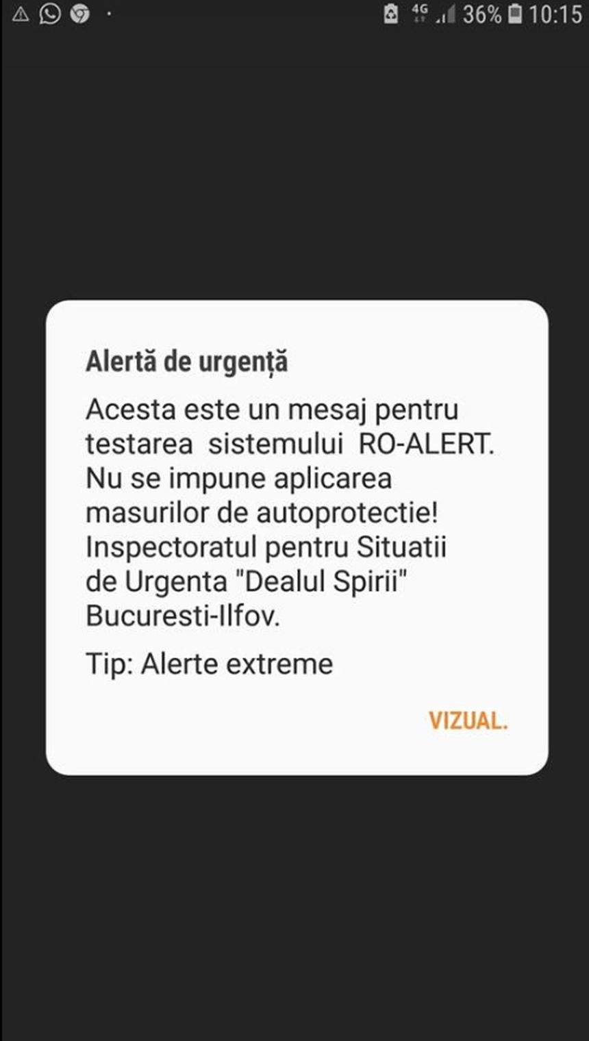 Dacă primești acest sms, nu te panica! Alertă de ultimă oră!