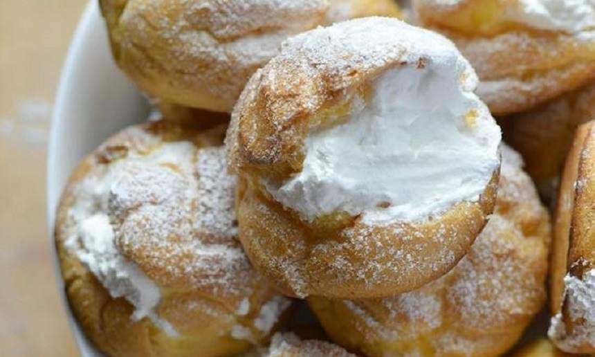 REȚETA ZILEI: Choux a la creme cu umplutură Chantilly