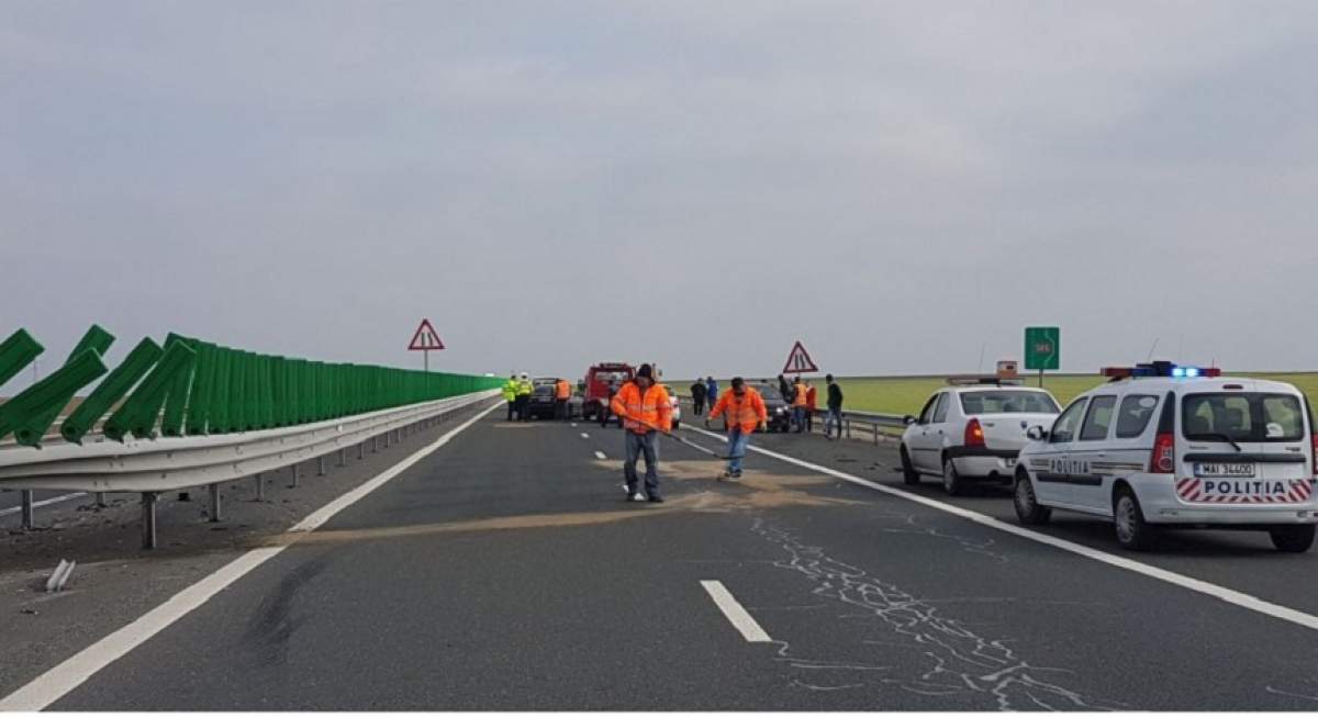 Accident grav pe A2, pe sensul Bucureşti-Constanţa! Un bărbat a murit