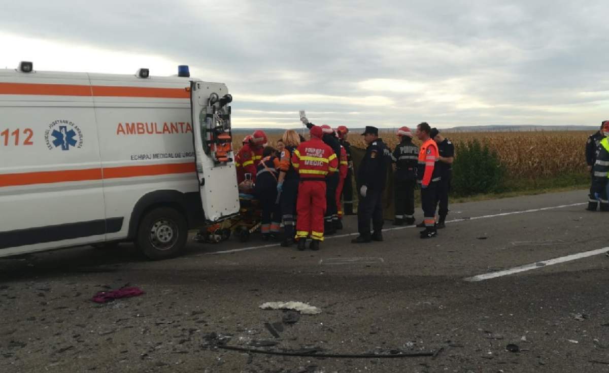 VIDEO / Imagini şocante de la accidentul de pe E85! Patru oameni au murit