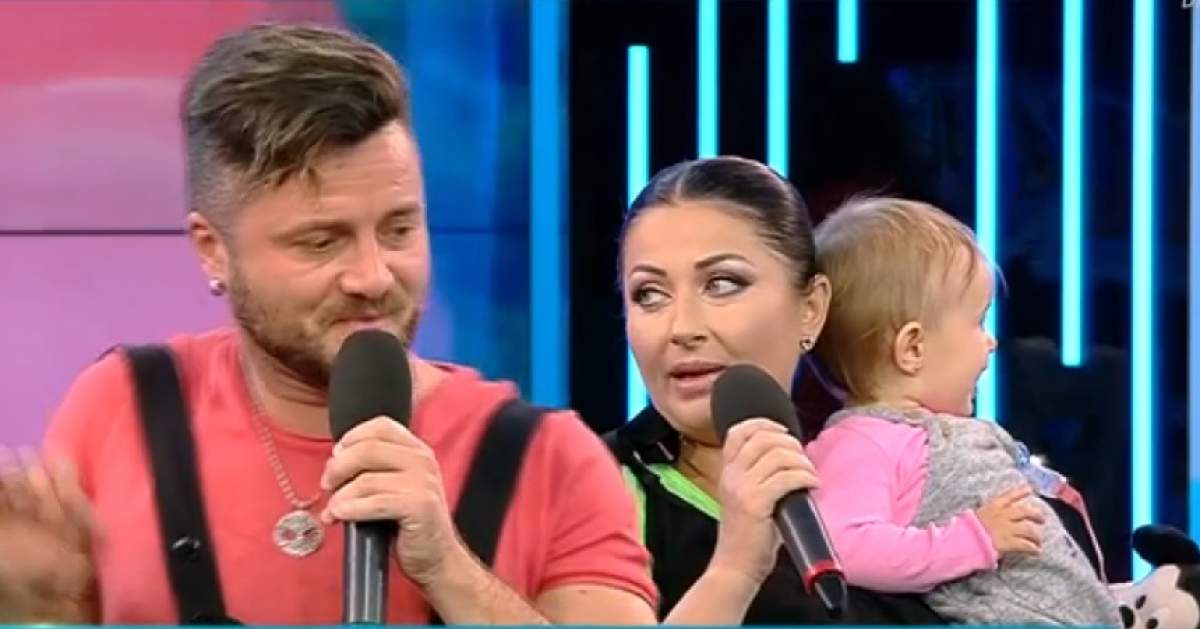 VIDEO / Fiica Gabrielei Cristea şi a lui Tavi Clonda, fascinată de platoul lui Mihai Morar! "E fata lui tata. Nu prea zice 'mama'"