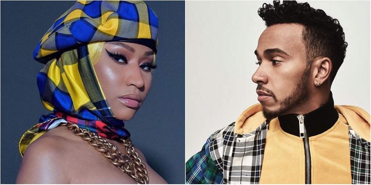 O nouă relaţie bombă? Lewis Hamilton şi Nicki Minaj au fost surprinsi dezbrăcaţi