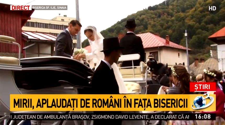 FOTO / Primele imagini cu mirii regali! Alina Binder, soţia fostului Principe Nicolae, a ales o rochie superbă!