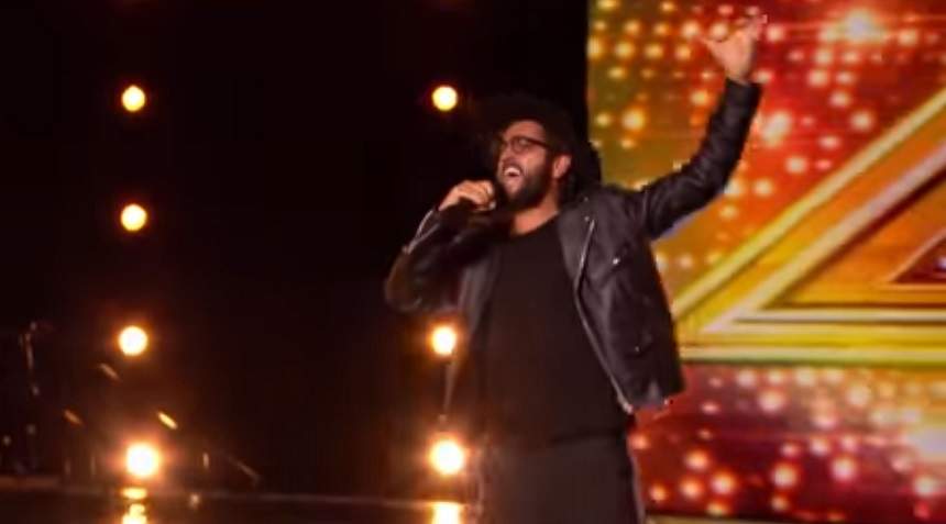 VIDEO / Cezar Ouatu, în genunchi pe scenă! Cum s-a descurcat în a doua etapă ”X Factor” din Marea Britanie