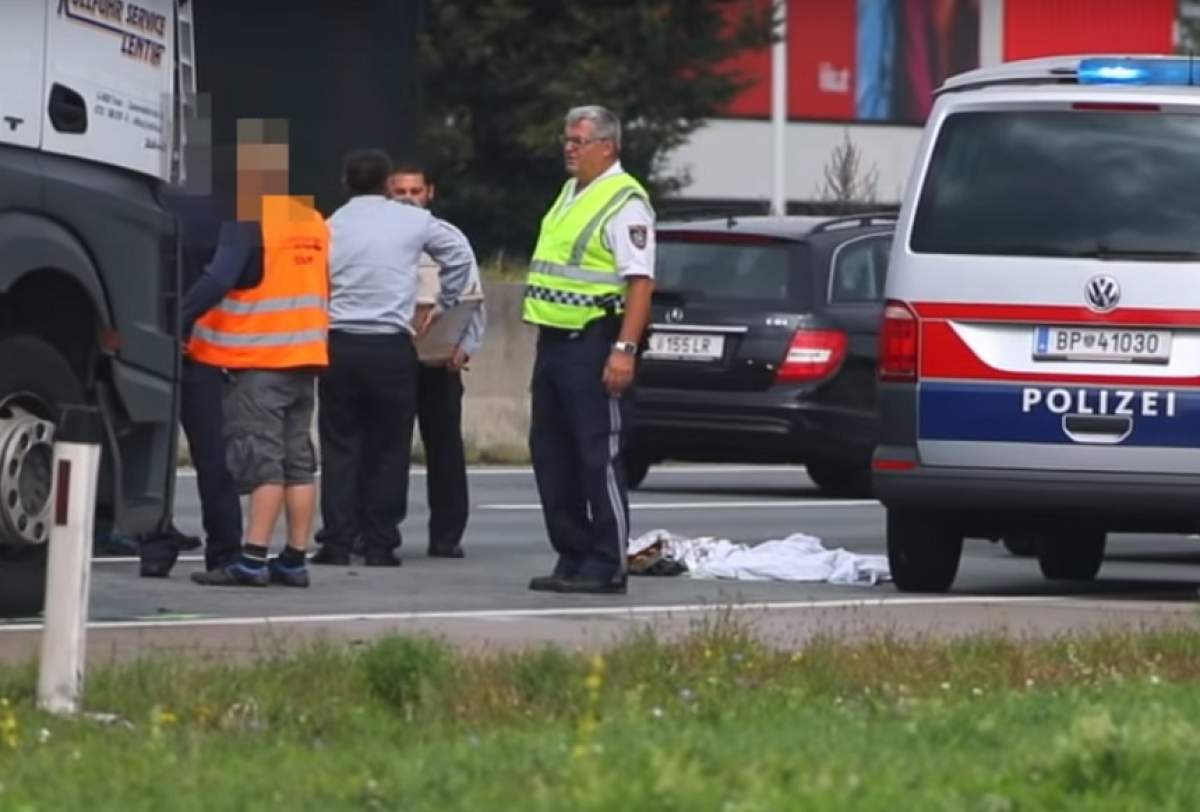 VIDEO / Român de 25 de ani lovit mortal în Austria! "Victima a fost aruncată câțiva metri"