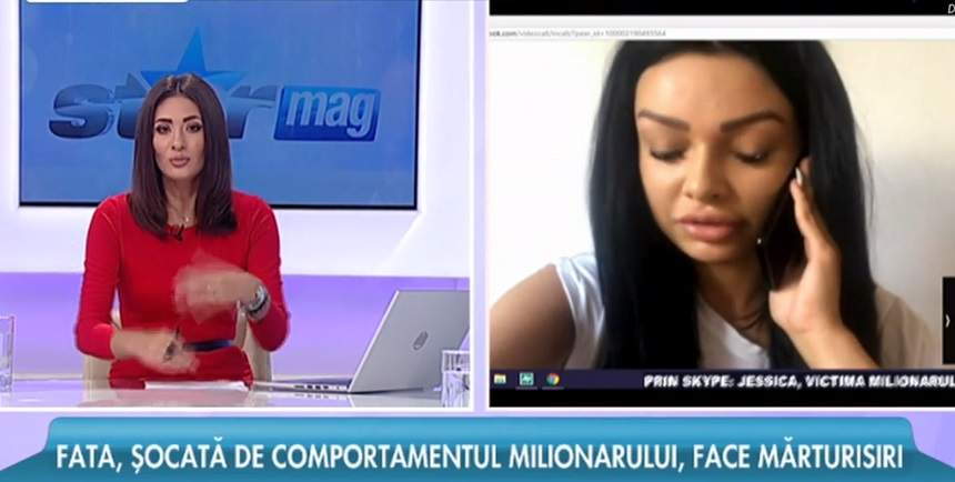 FOTO & VIDEO / Primele declaraţii ale Jessicăi după ce a fost abuzată verbal de afaceristul milionar: "Sunt foarte speriată"