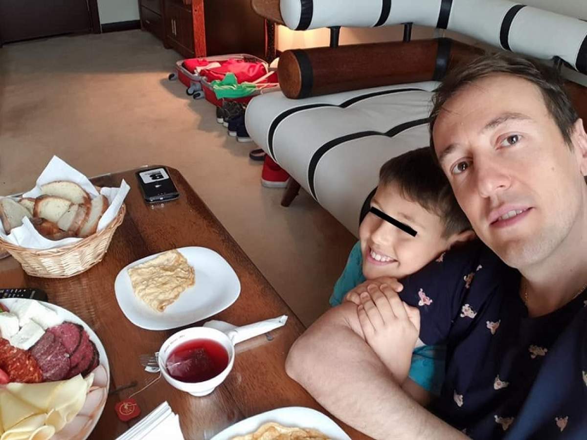 FOTO / Cum petrece Călin Geambașu alături de fiul său, după ce a câștigat custodia. Fosta iubită are un program strict de vizitare