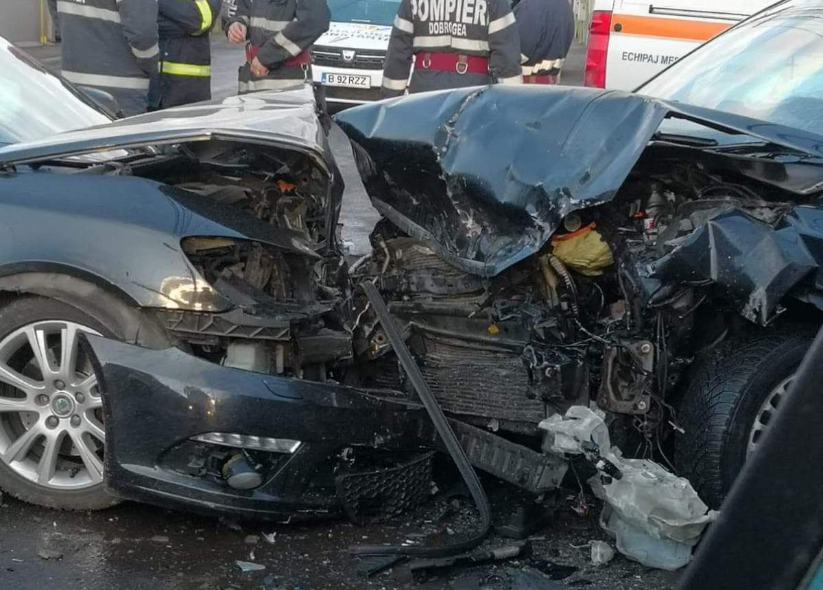 FOTO / A făcut accident în Constanța, iar când s-a dat jos de la volan... șoc! Bărbatul era complet dezbrăcat