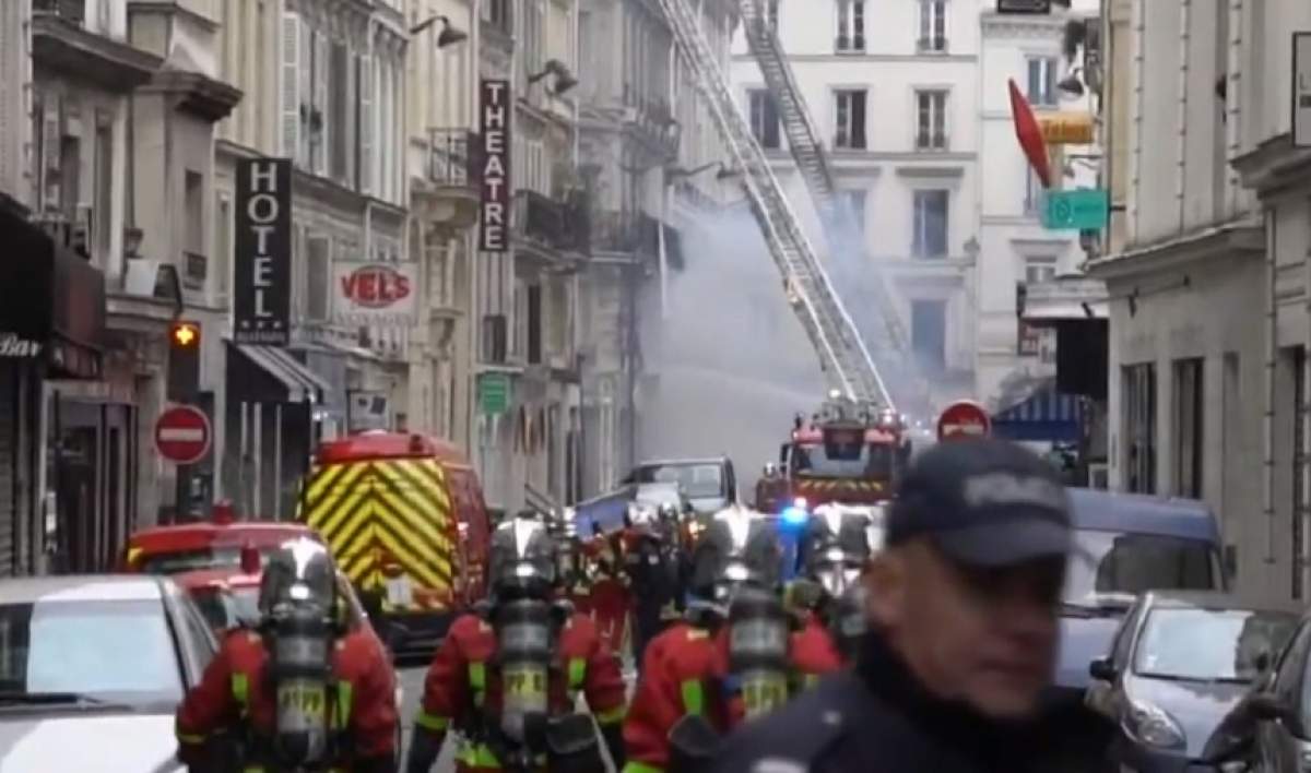Explozie puternică în centrul Parisului! Sunt mai mulți răniți