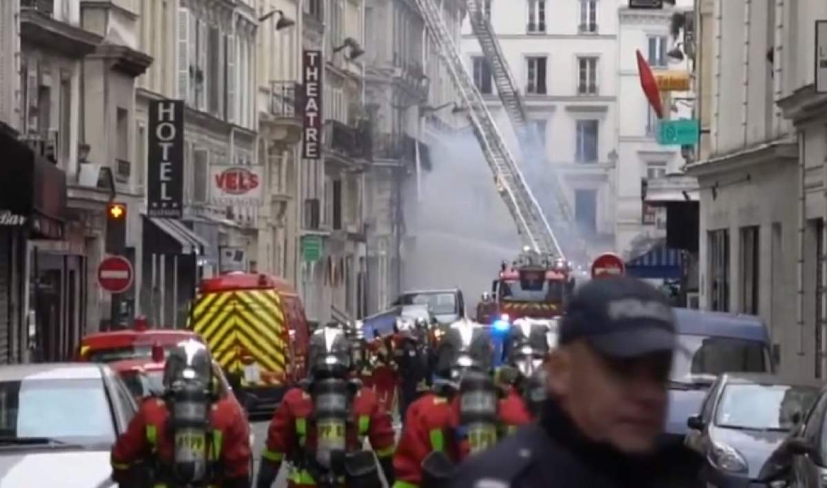 Explozie puternică în centrul Parisului! Sunt mai mulți răniți