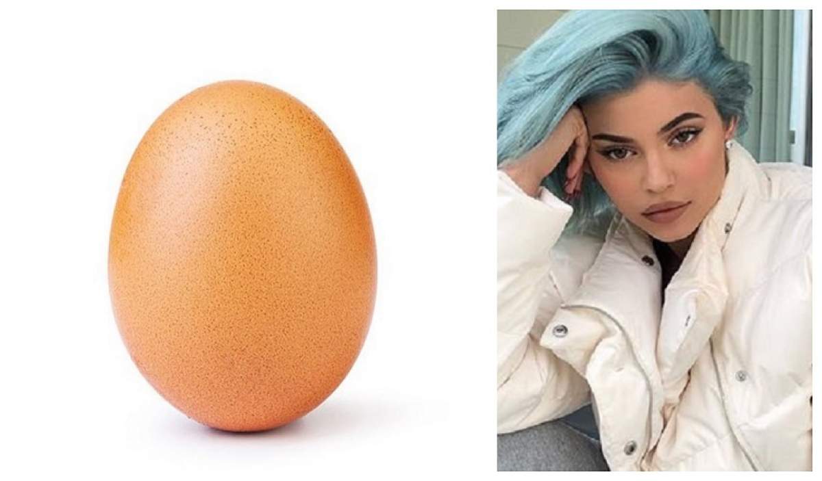 FOTO / Kylie Jenner, detronată de un ou! Imaginea care a depăsit recordul mondial la like-uri