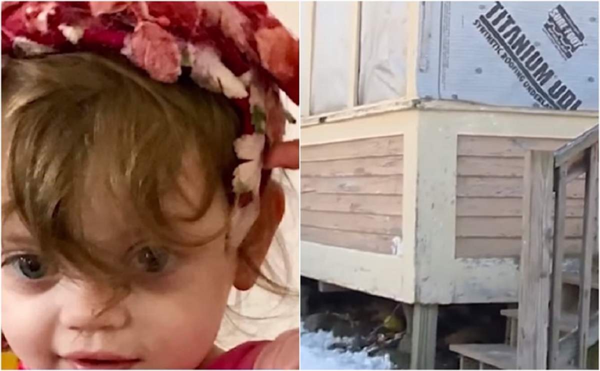 Sfâșietor! O fetiță de doi ani, găsită înghețată, chiar în fața casei