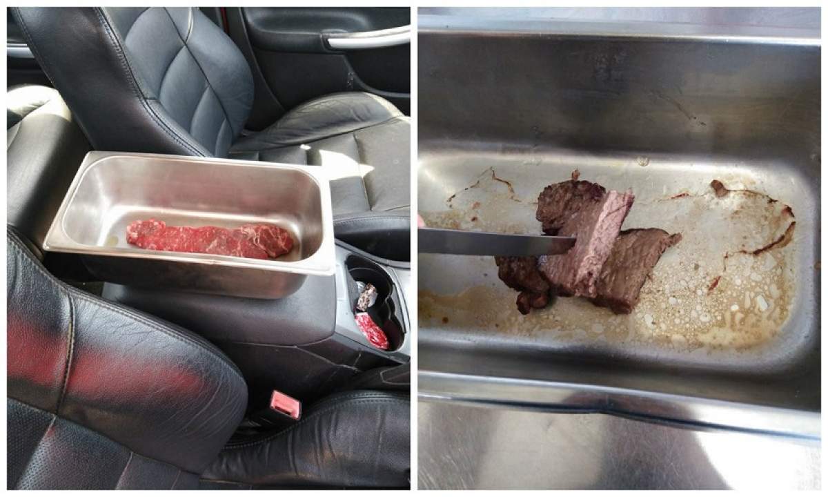 FOTO / În Australia, e atât de cald încât poți găti o friptură în mașină. Dovada a ajuns virală