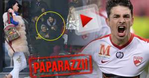 VIDEO PAPARAZZI / Soţia lui Sergiu Hanca a prins curaj! Cum s-a afişat Andreea, la mai puţin de o lună de când a fost agresată de fanii dinamovişti