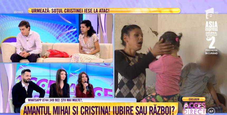 VIDEO / Îşi vrea iubita căsătorită înapoi. Amantul Mihai o roagă pe mama copilului său să-şi părăsească soţul pentru el