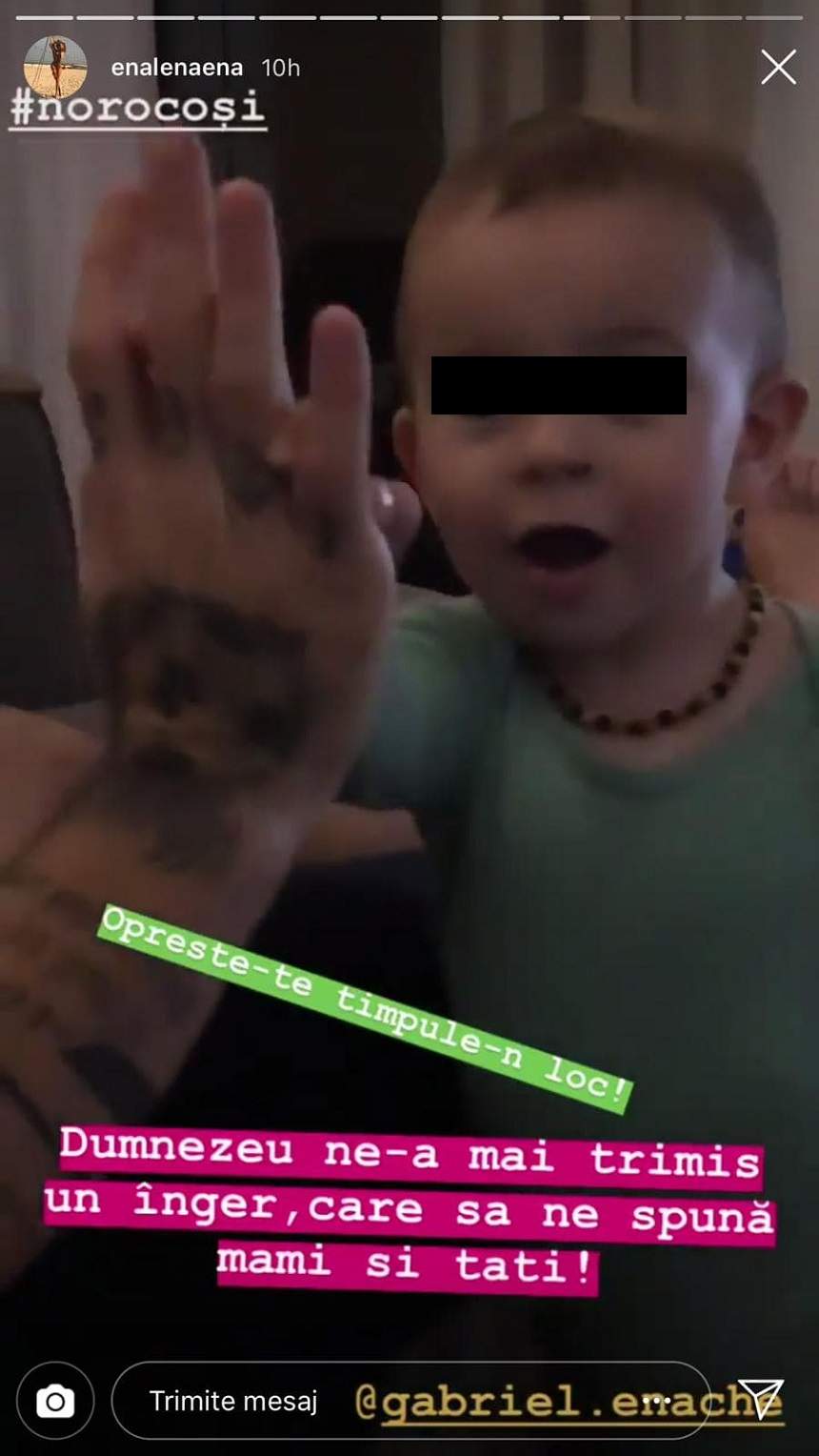 FOTO / Bucurie mare în familia lui Gabi Enache! Lena, însărcinată pentru a doua oară?