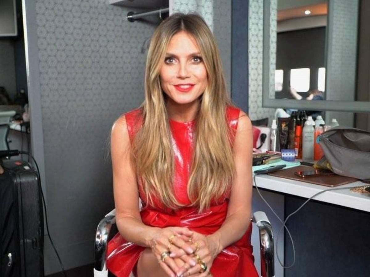 FOTO / Heidi Klum a renunțat la inhibiții! S-a lăsat filmată în lenjerie intimă și acoperită de șerpi