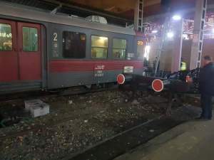 Incident în Gara de Nord! Tren de călători, în pericol