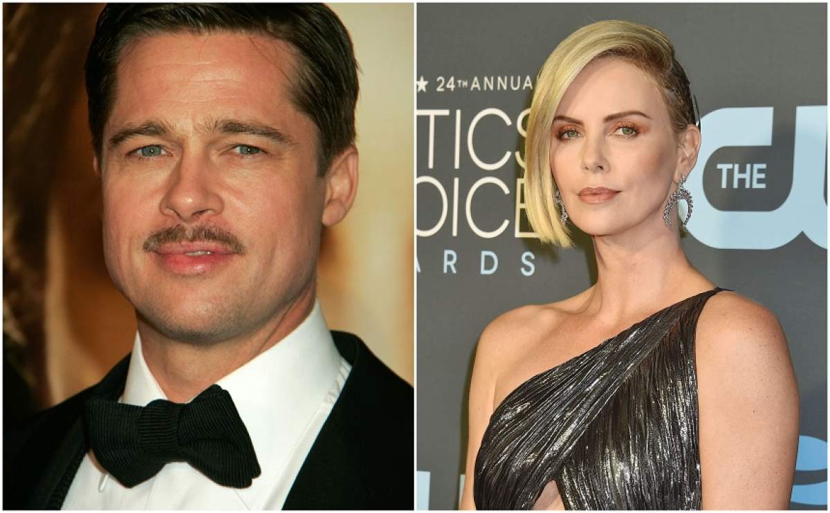 Cuplu bombă la Hollywood! Brad Pitt s-a cuplat cu actrița Charlize Theron