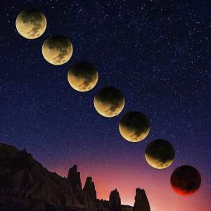 22. FOTO / Gata cu surprizele pentru Vărsători şi Lei! Tot ce trebuie să ştii despre eclipsa totală de lună