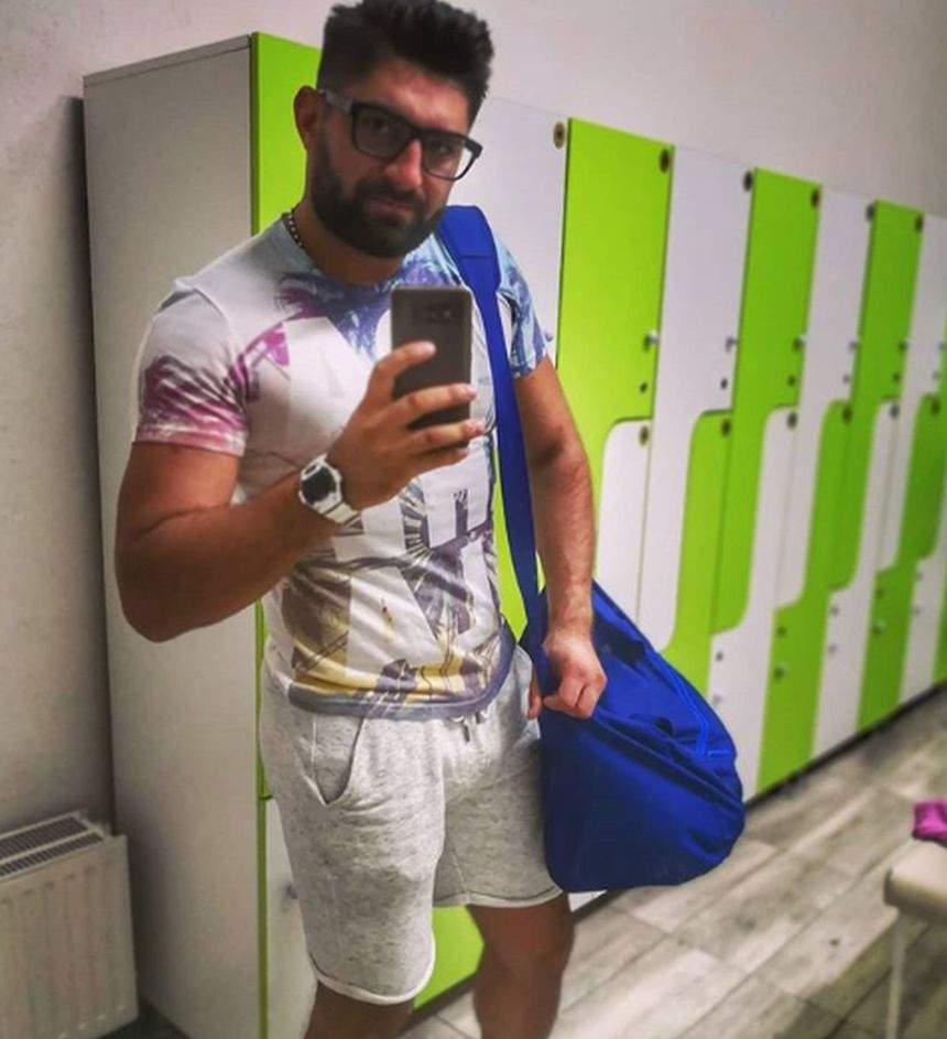 Ionuţ Gojman s-a făcut antrenor de fitness. "Începutul de săptămână îmi aduce roadele muncii"