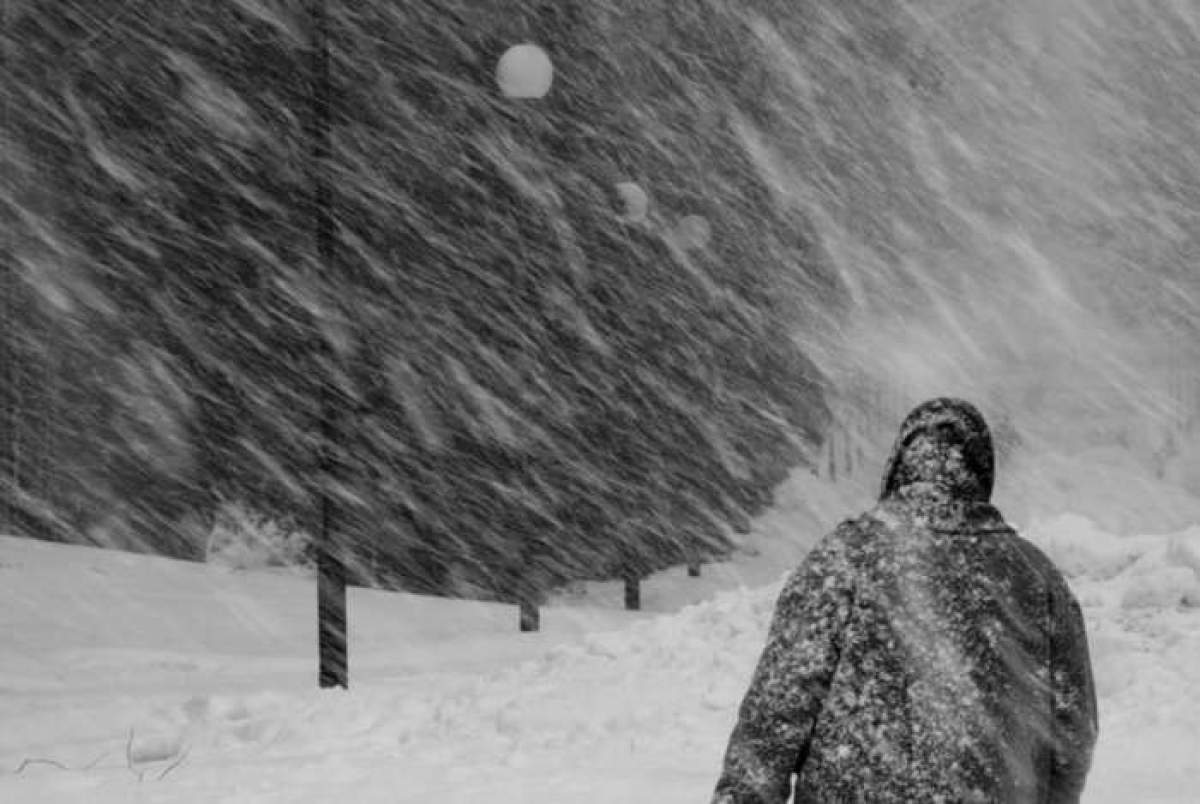 România, răvășită de viscol până miercuri. ANM a emis o informare meteo