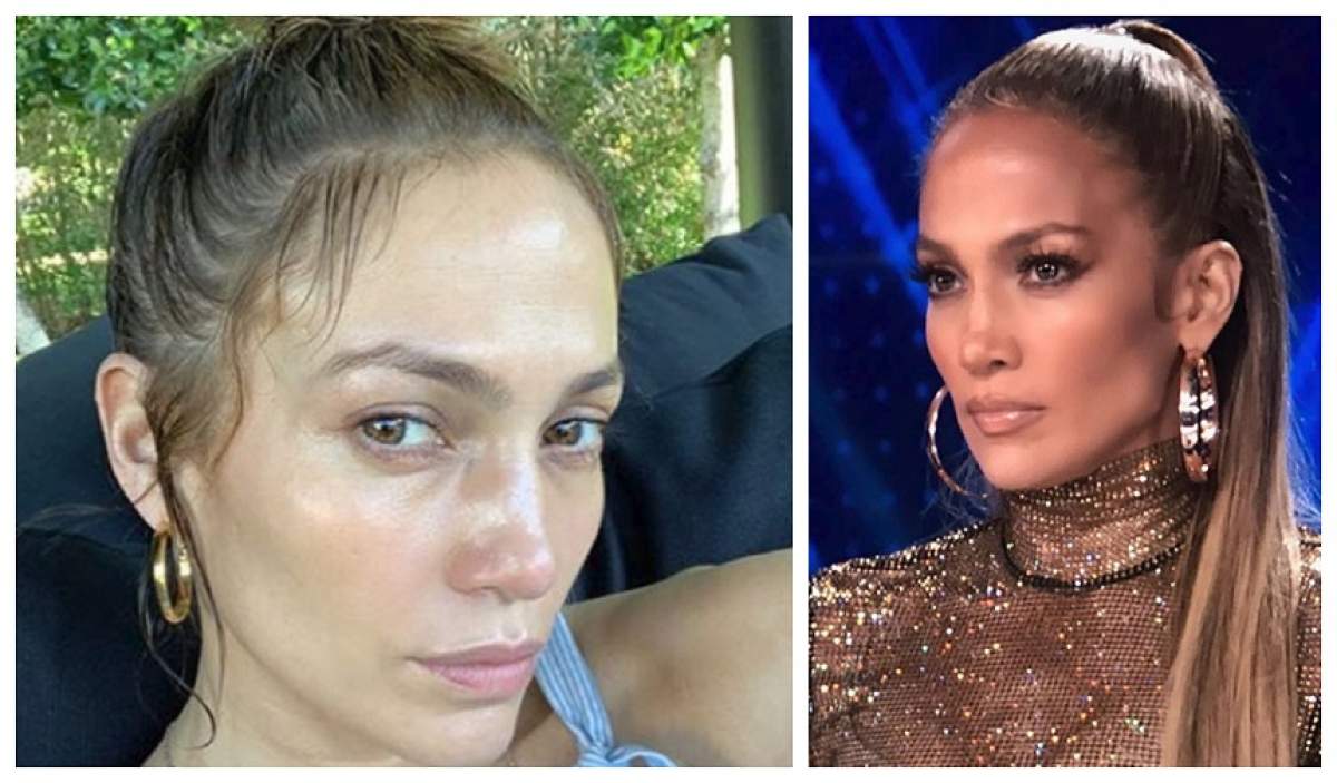 FOTO / Jennifer Lopez, luată la mișto de fani, pe internet: „Pentru unii oameni, machiajul face minuni”