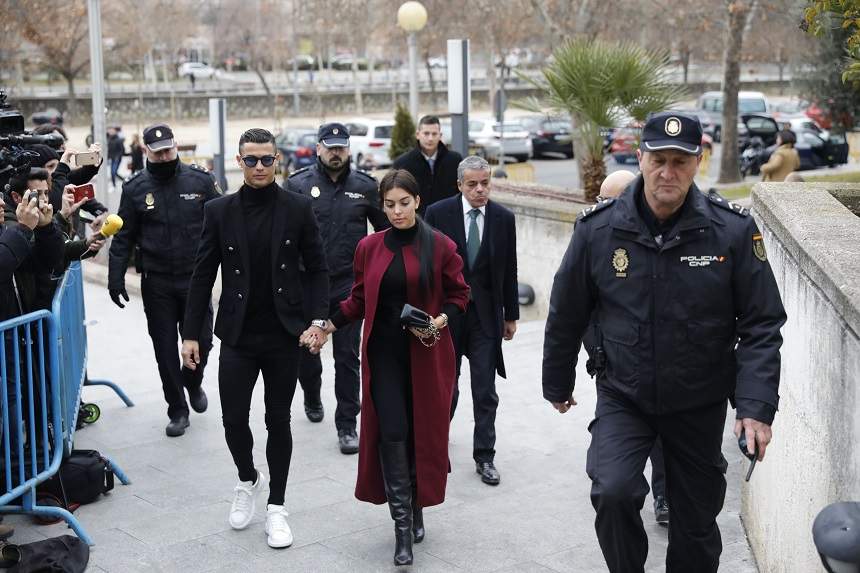 Cristiano Ronaldo, condamnat la închisoare! Cine a fost alături de el la tribunal